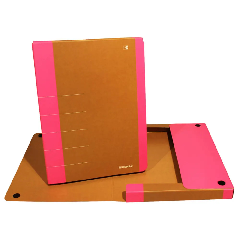 Heftbox A4 Karton Donau Life neonpink f�r A4 Dokumente R...