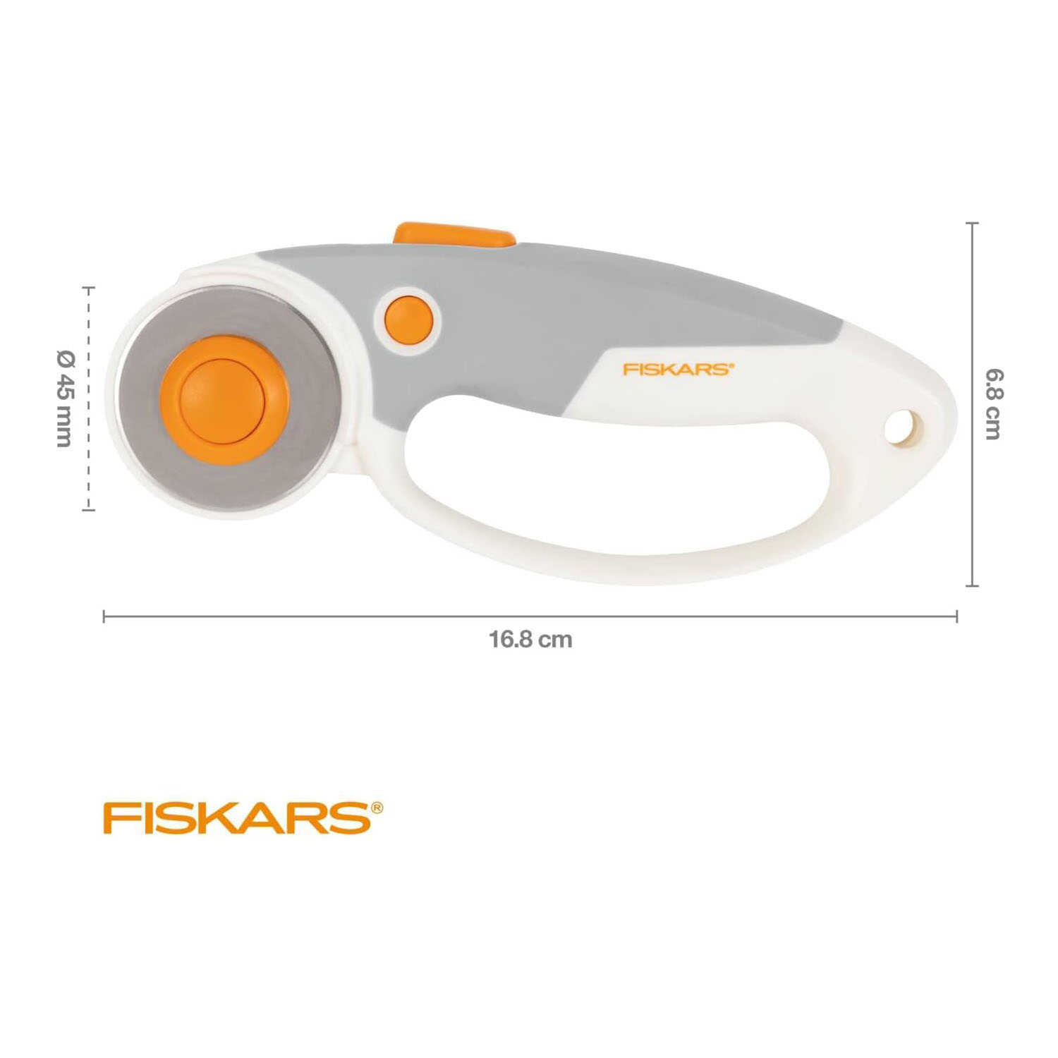 Fiskars Titan-Rollschneider Rollmesser mit Schlaufengrif...
