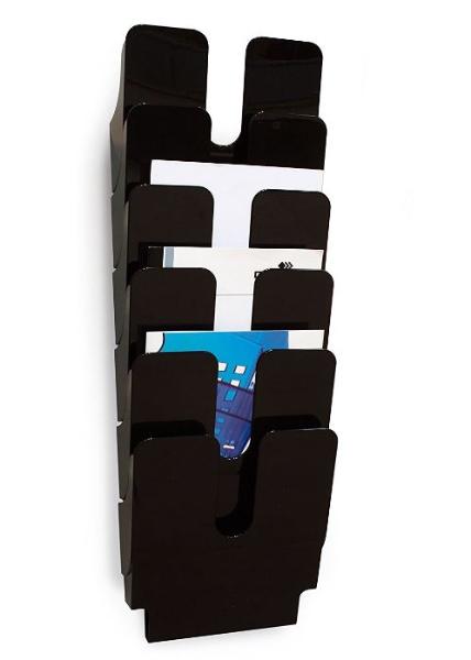 DURABLE Wand-Prospekthalter-Set "FLEXIPLUS 6", A4, 6 F�cher