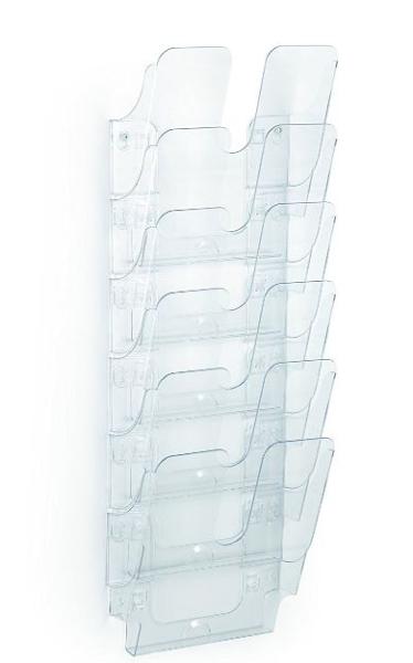 DURABLE Wand-Prospekthalter-Set "FLEXIPLUS 6", A4, 6 F�cher