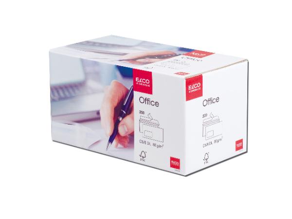 Umschlag C5-6 DL 80g MF HK Weiss 200er-Kt L�ngsseite Ver...