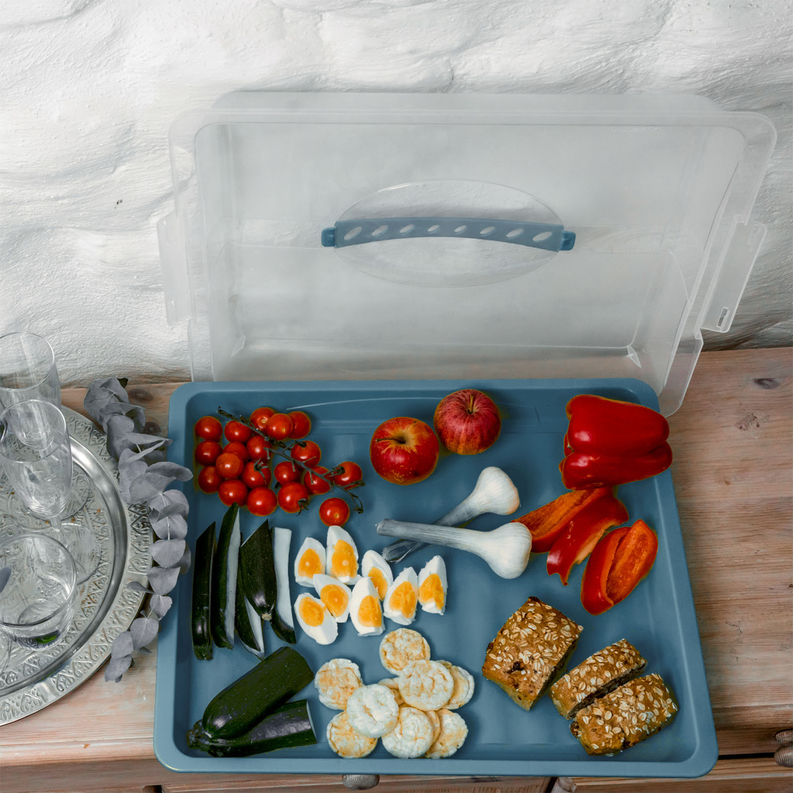 Partybutler Medium John horizon blue blau Kuchen Pizza M...