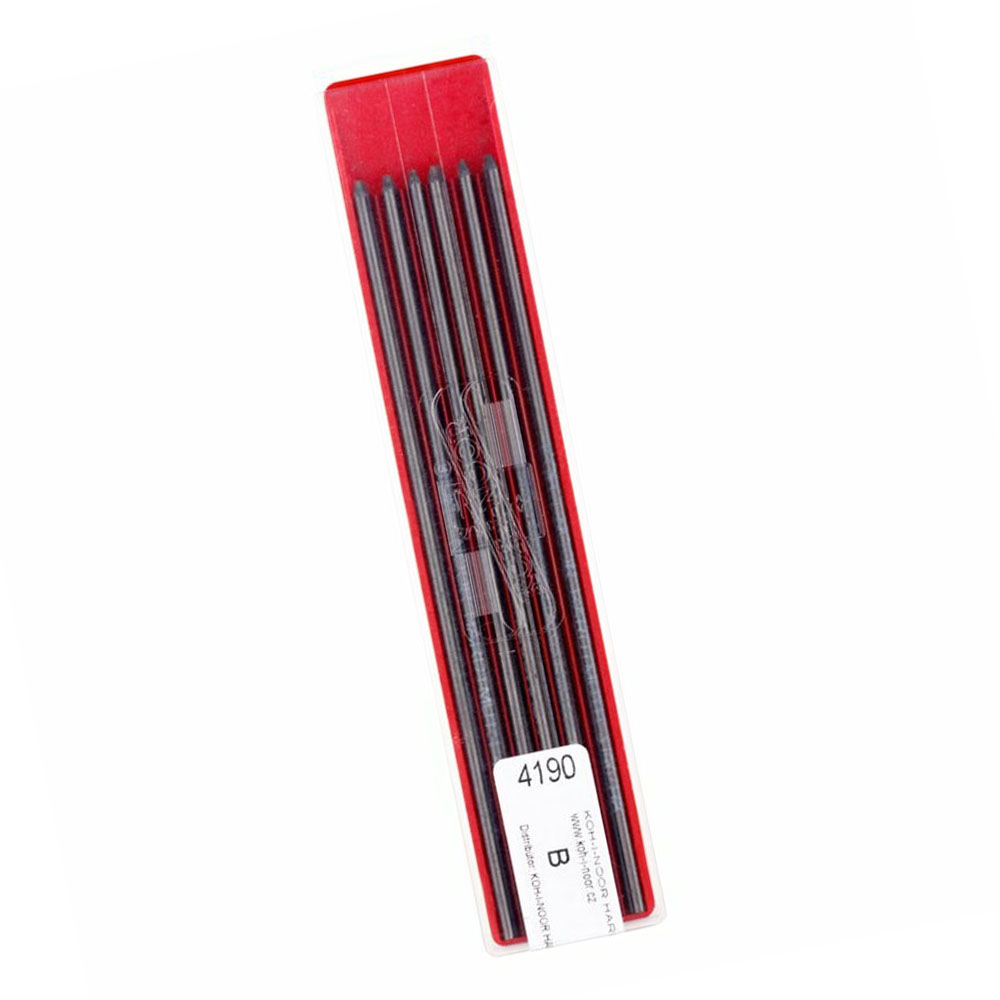 KOH-I-NOOR 12x Ersatzminen 2mm H�rte B f�r Fallminenstift