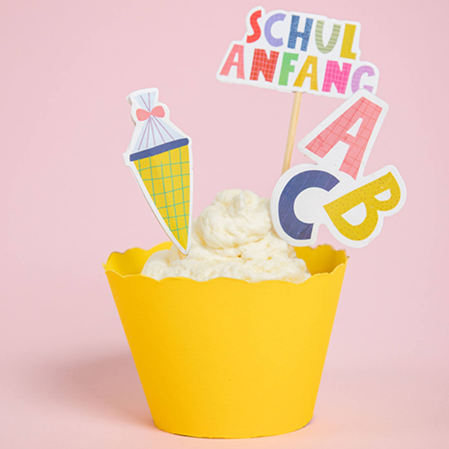 Partypicker Schulanfang 11cm - 8 St�ck
