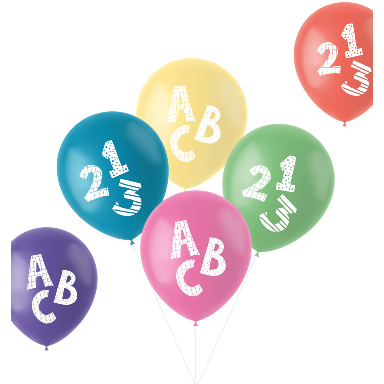 Luftballons Schulanfang 33cm - 6 St�ck