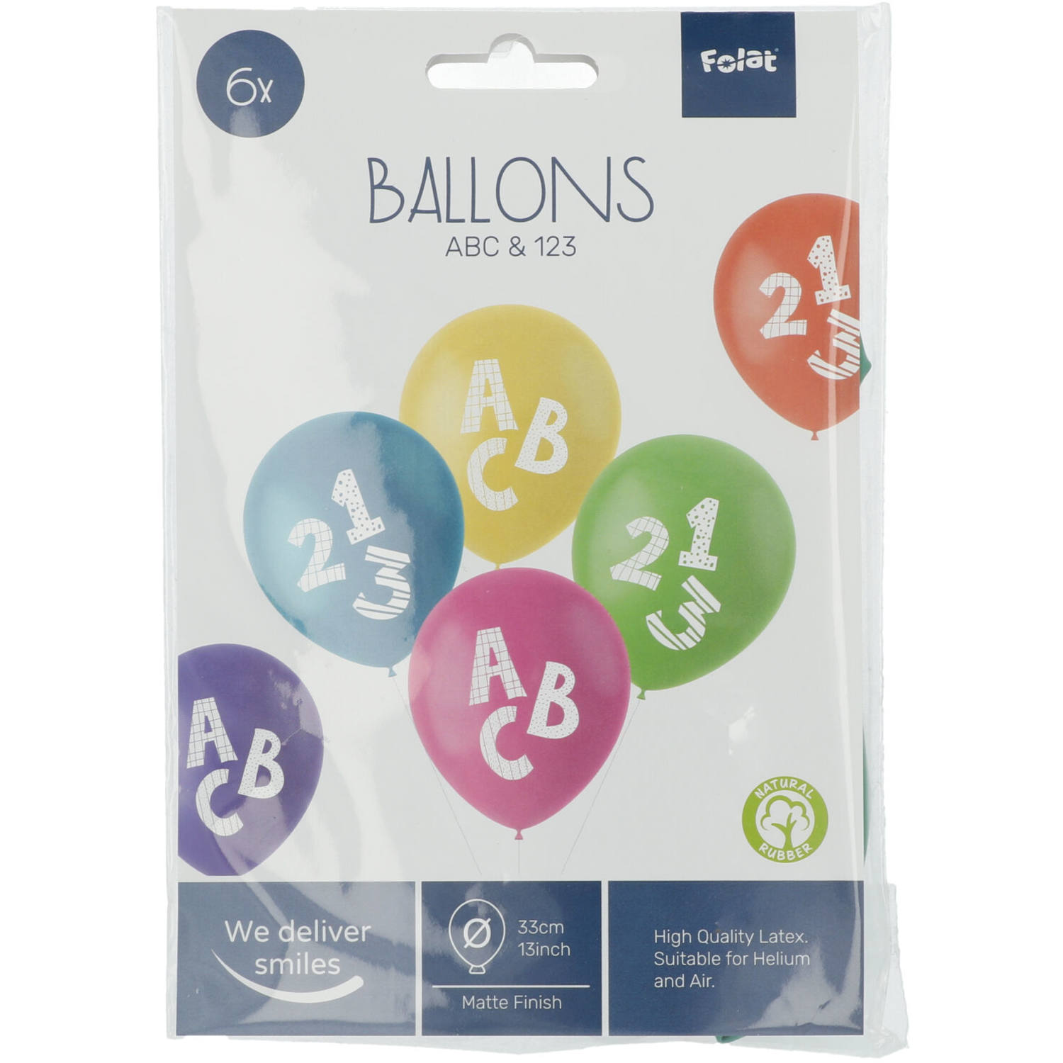 Luftballons Schulanfang 33cm - 6 St�ck