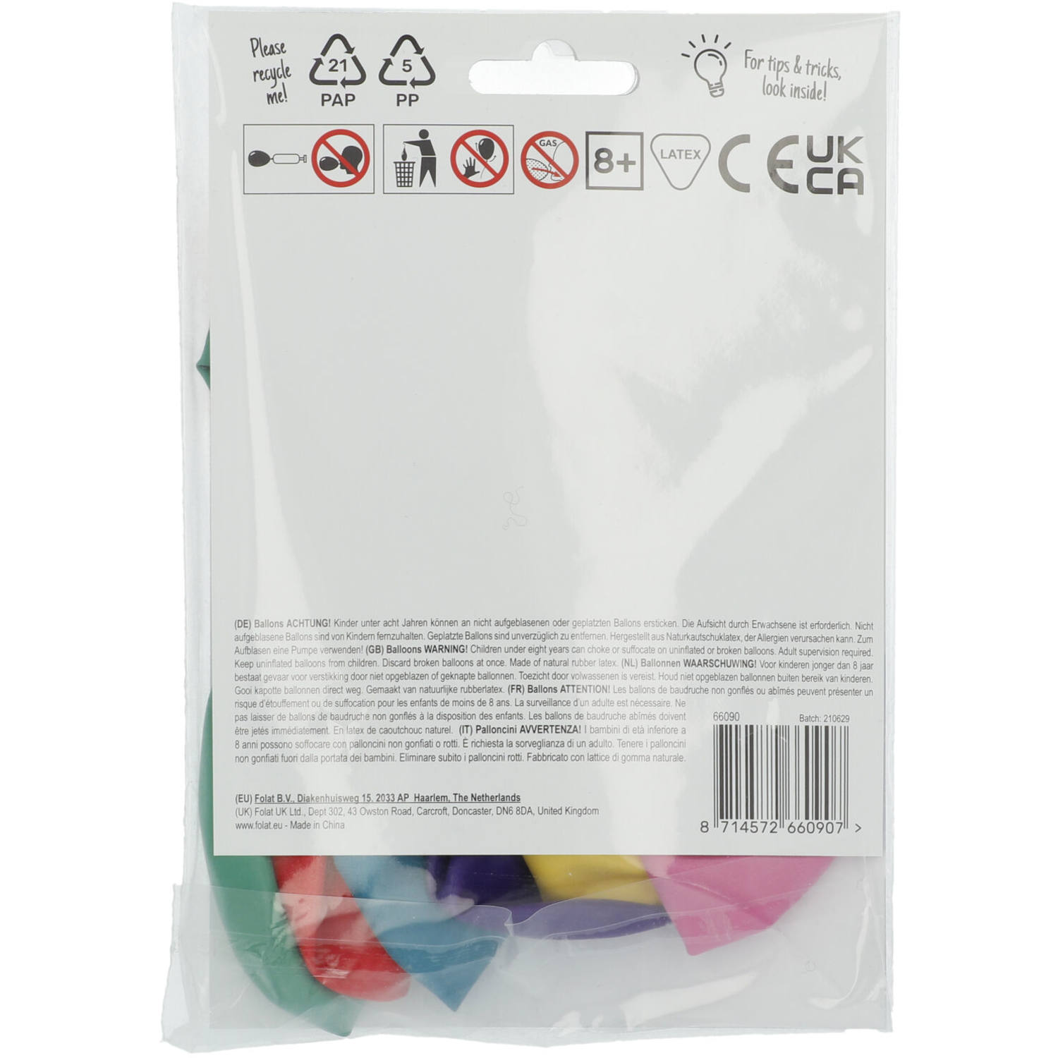 Luftballons Schulanfang 33cm - 6 St�ck