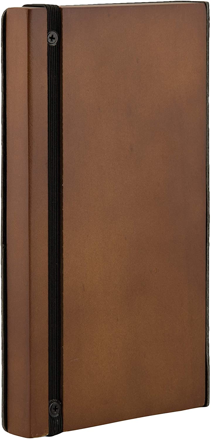 Securit Rechnungsmappe WOOD, aus Leder und Holz, schwarz