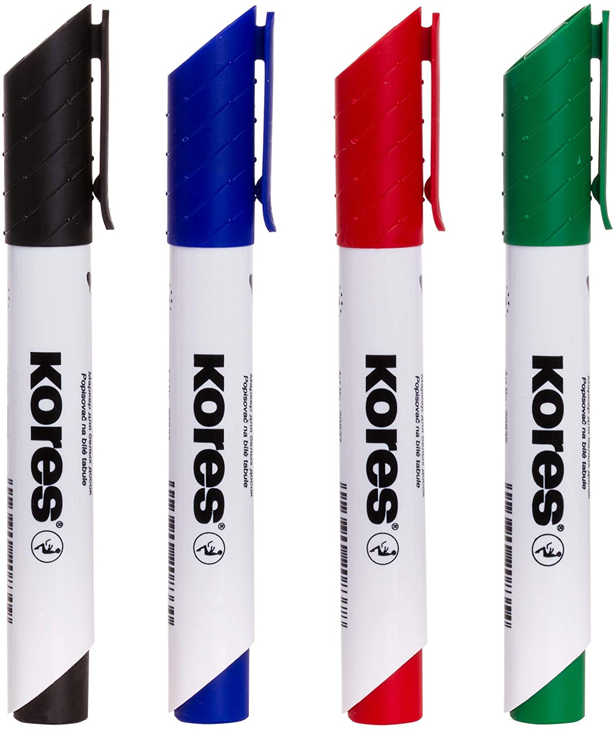 Kores Whiteboard- & Flipchart-Marker "K MARKER", 4er Etui