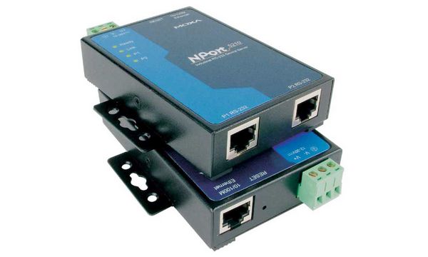 MOXA Serial Device Server, 2 Port, RS-232, Nport-5210
