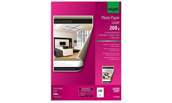 sigel Foto-Papier, DIN A4, 135 g/qm, 2-seitig glossy