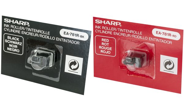 Farbrolle für SHARP Tischrechner Modell EL-1801C/E, schwarz