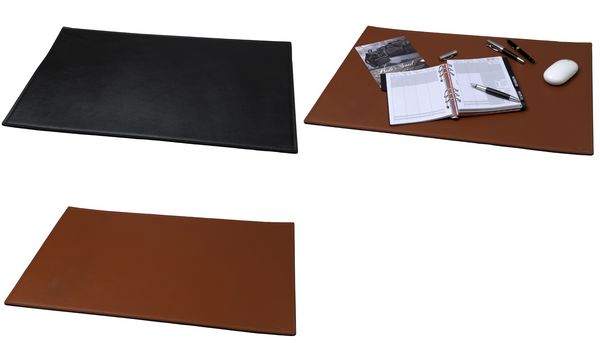 Alassio Schreibunterlage, Echtleder, schwarz, 650 x 450 mm