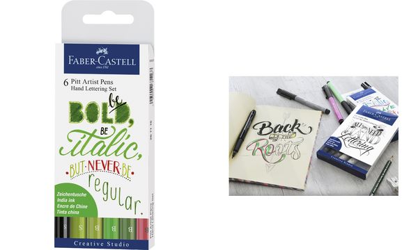 FABER-CASTELL Tuschestift PITT artist pen, 6er Etui