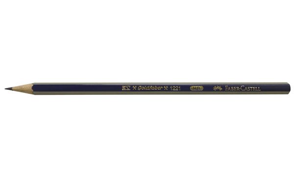 FABER-CASTELL Bleistift GOLDFABER, sechseckig, Härtegrad: H