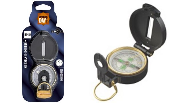 Taschen-Kompass Wonday Compass Durchmesser 45 mm mit Deckel 