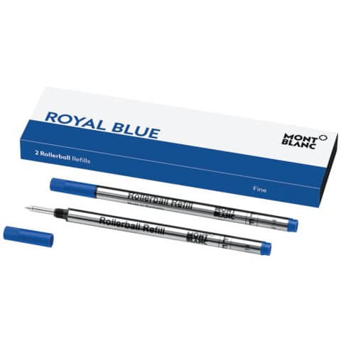 MONT BLANC Tintenrollermine F royalblau