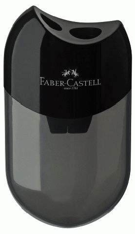 FABER-CASTELL Doppelspitzdose, schwarz