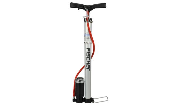 FISCHER Fahrrad-Standpumpe Alu, f�r alle Ventile