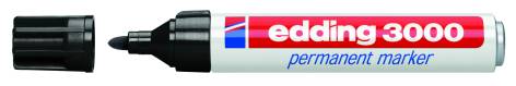 Permanentmarker EDDING 3000 schwarz Strichst�rke: ca. 1,...