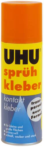UHU Spr�hkleber, permanent, transparent, 200 ml