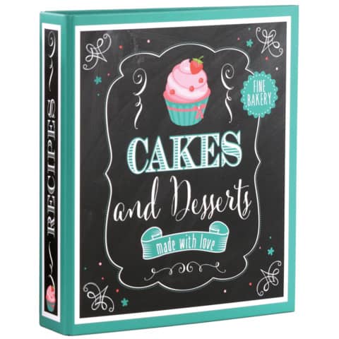 GOLDBUCH Kochrezeptbuch Ordner Cakes&Desserts