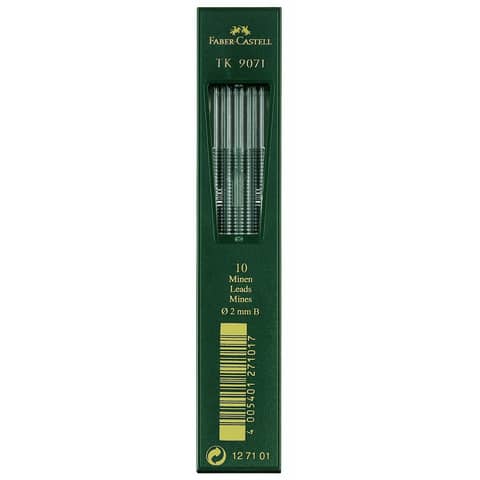 FABER-CASTELL TK-Minen 9071, tiefschwarz, H�rtegrad: B