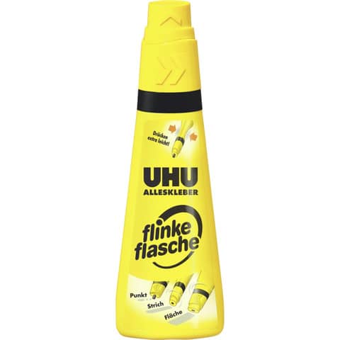 UHU Alleskleber flinke flasche, l�semittelhaltig, 90 g