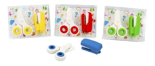Radiergummi Collection Office 2er Set Hefter - Schere 4-...