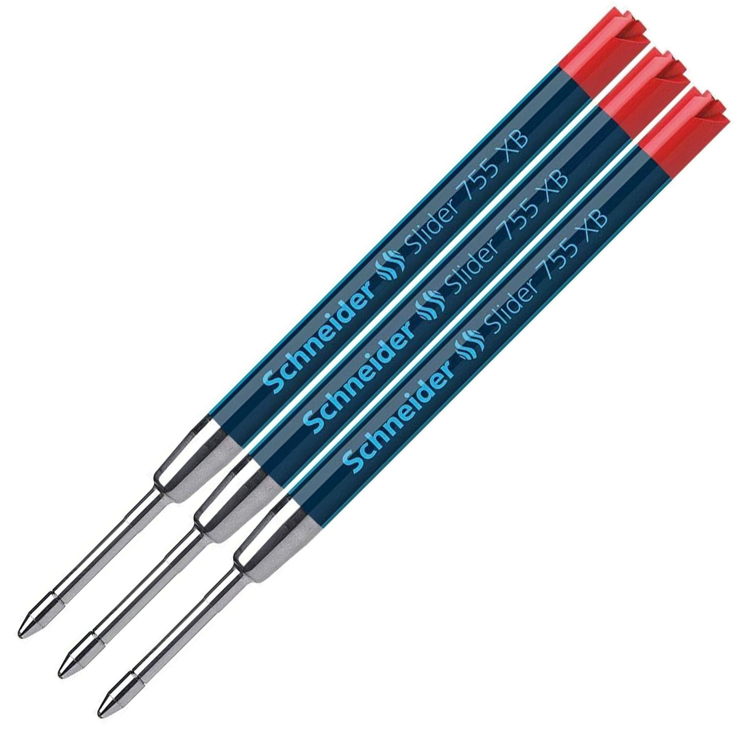 SCHNEIDER Kugelschreiber Mine Slider 755 XB rot, Blister...