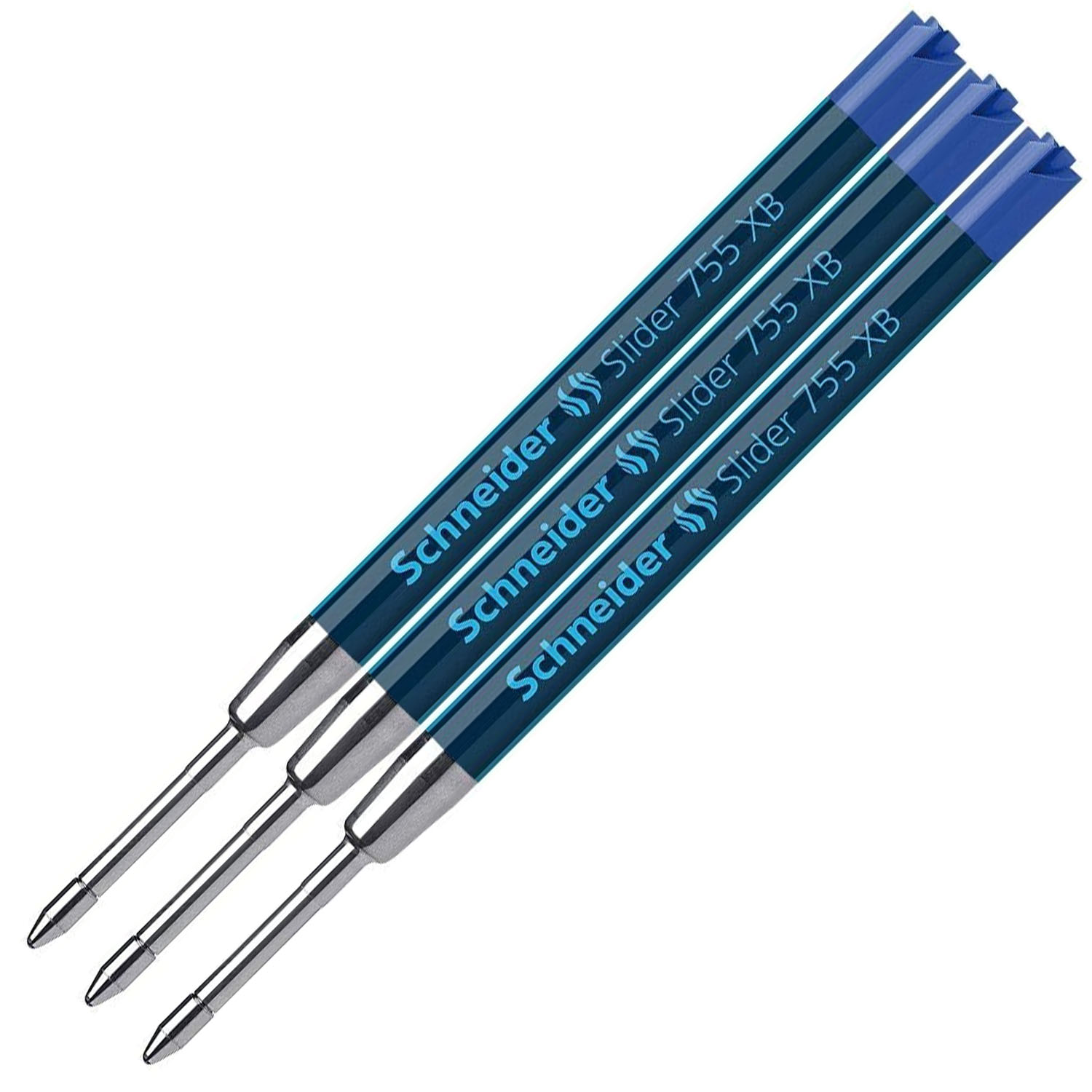 SCHNEIDER Kugelschreiber Mine Slider 755 XB blau, Bliste...