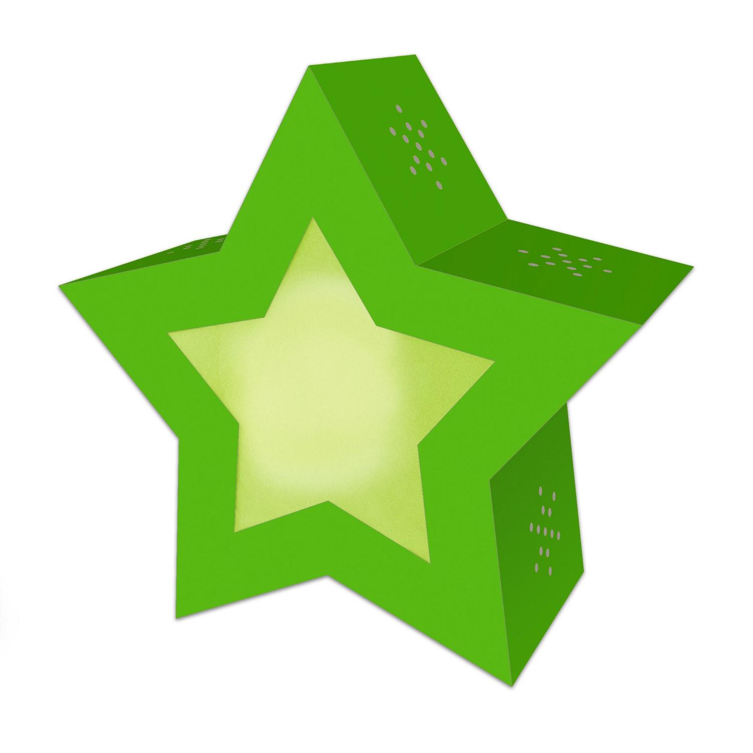 URSUS Twinkle Star Laternen-Bastelset NEON GR�N