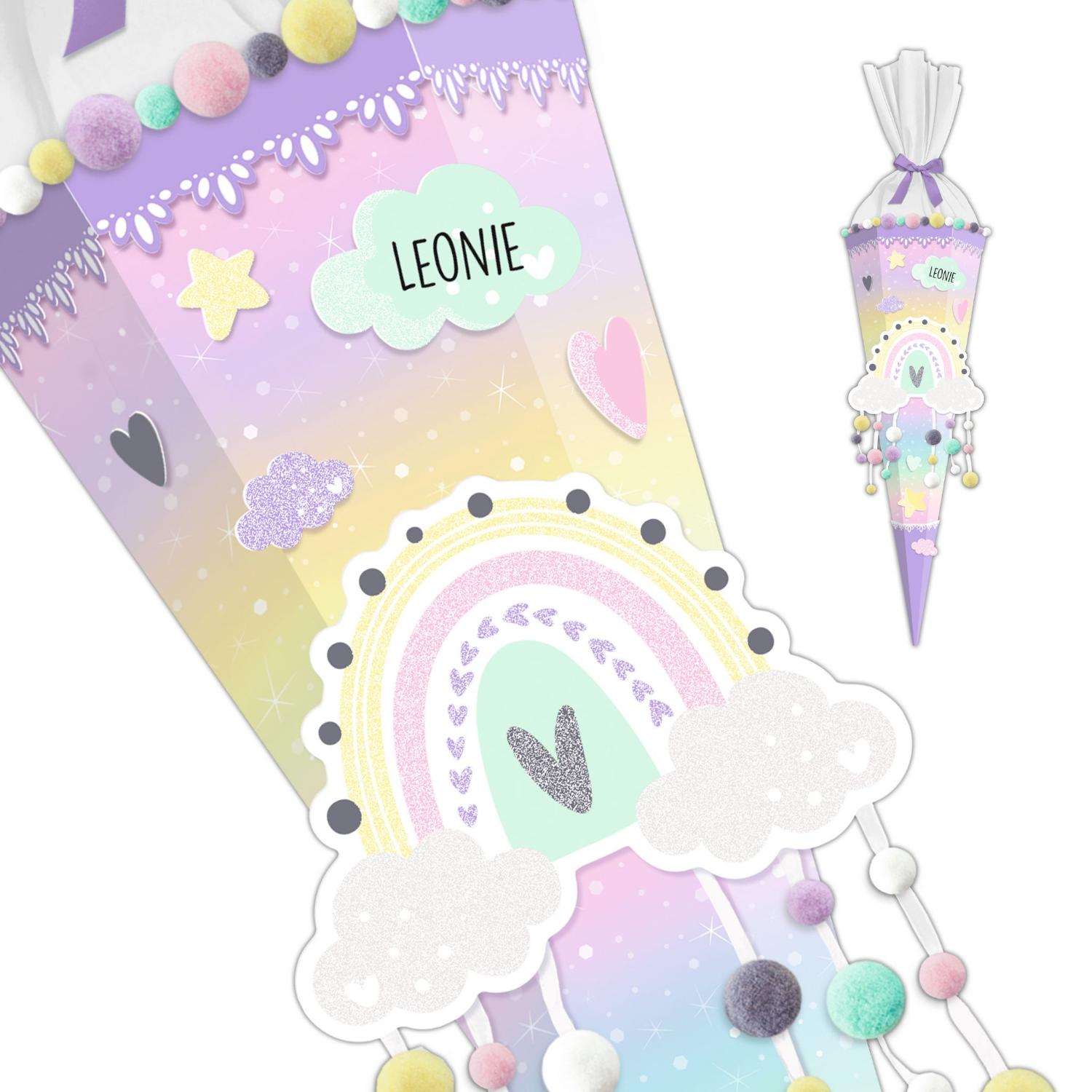URSUS Schult�ten Bastelset Easy Line Rainbow Regenbogen