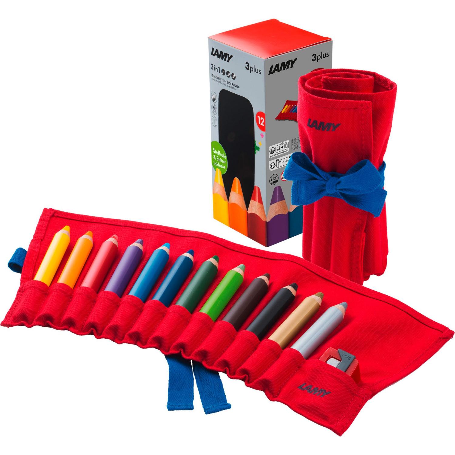 LAMY 12er Set Farb-, Aquarell- & Wachsmalstift in Einem ...