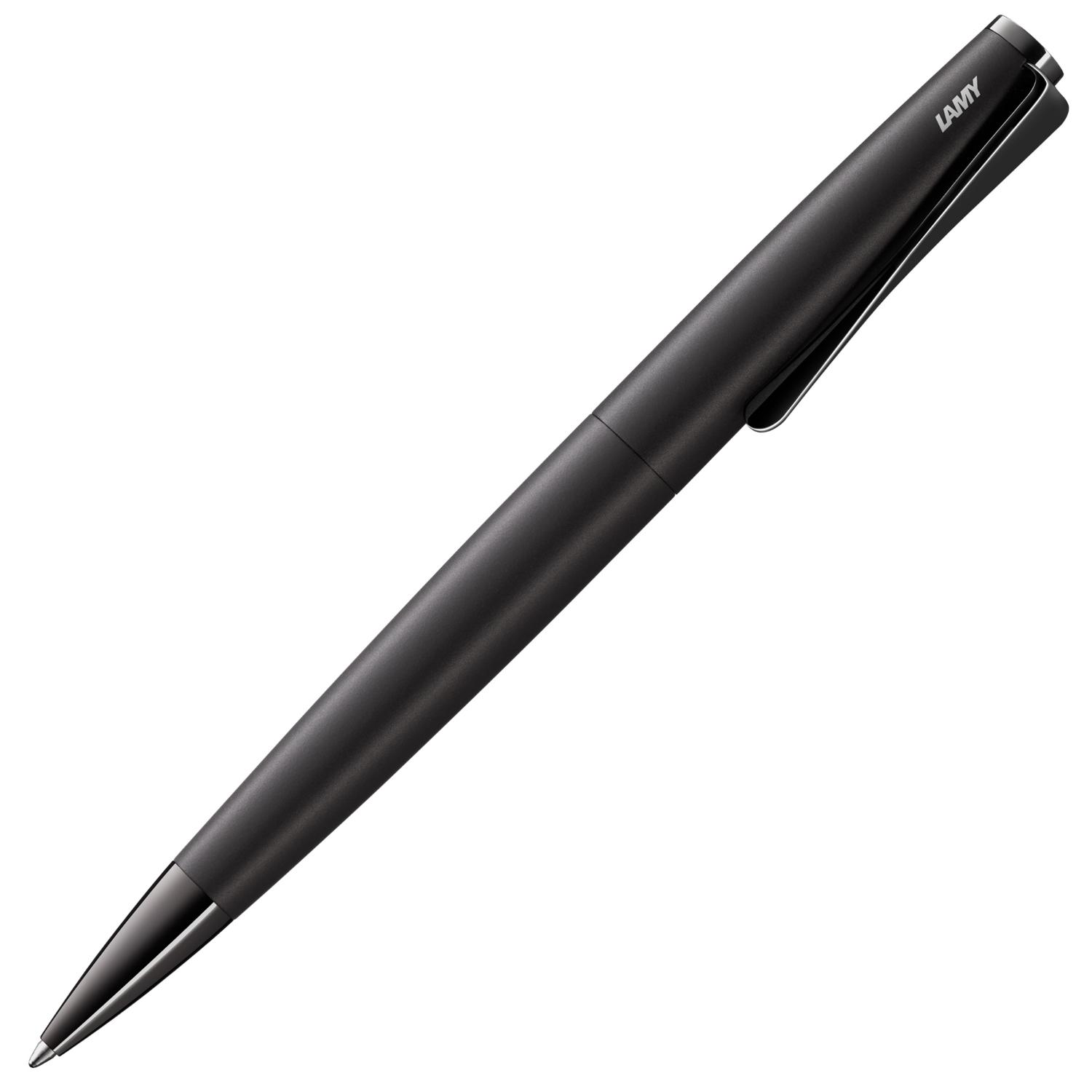 LAMY studio lx-all-black Kugelschreiber Edelstahl Clip G...