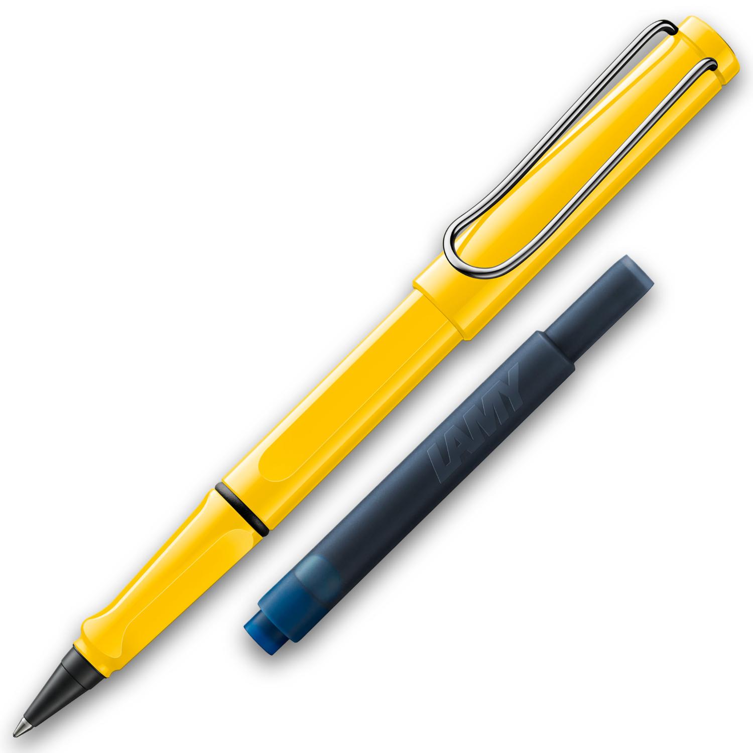 LAMY Tintenroller Safari GELB ROLL-INK F�ller ergonomisc...