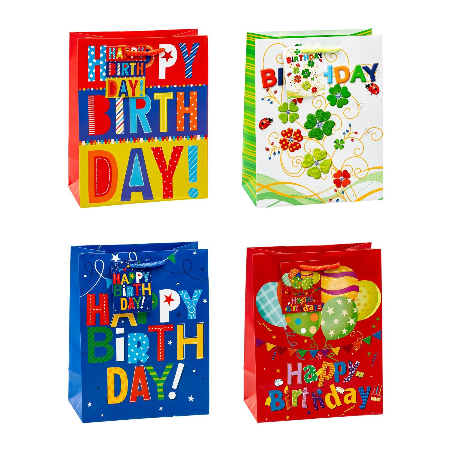 TSI 12er Set Geschenkt�ten mittel 23x18x10 cm Geburtstag...
