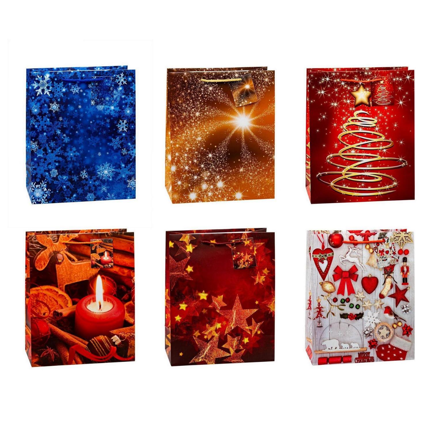 TSI 12er Set Geschenkt�ten gro� 32x26x13,5 cm Weihnachte...