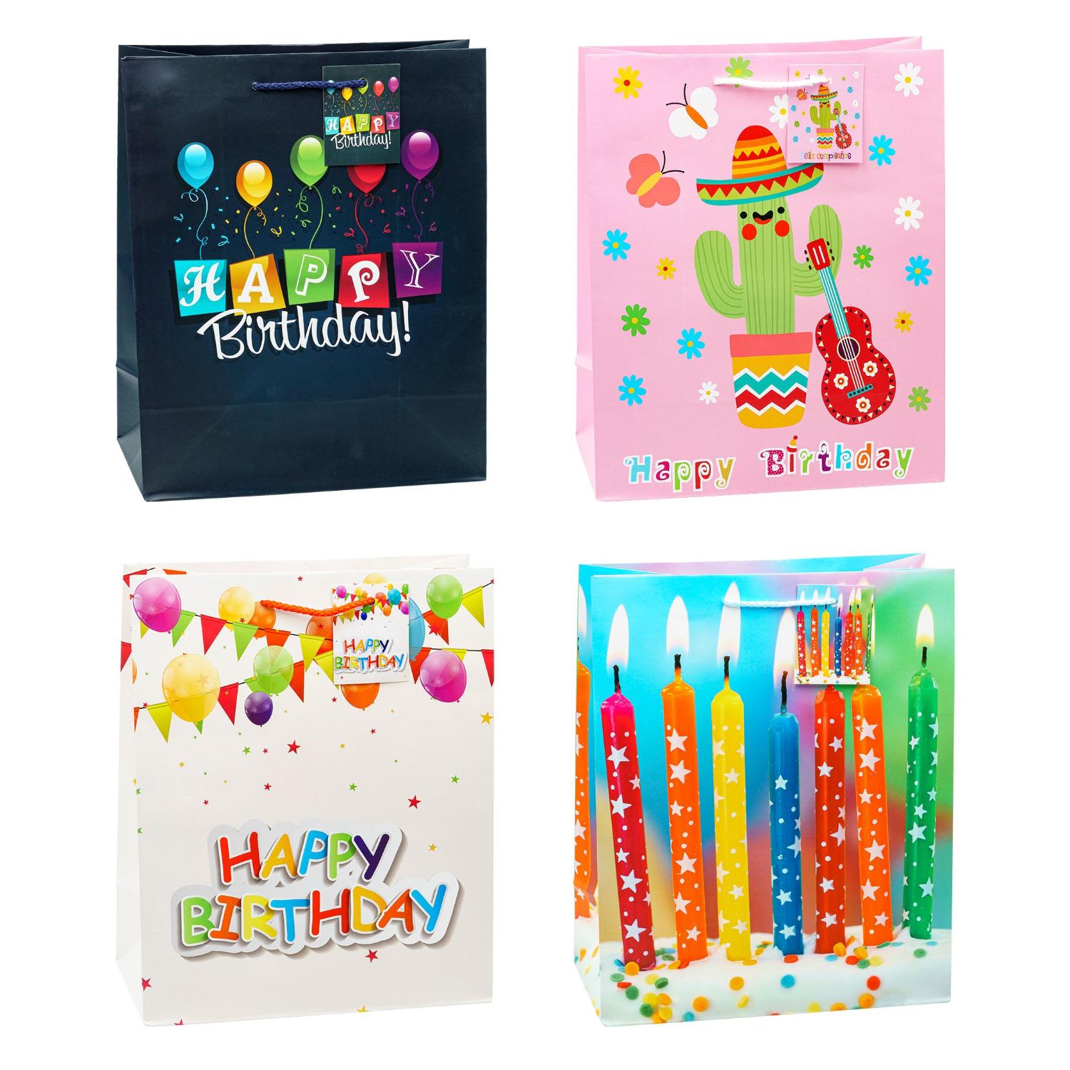 TSI 12er Set Geschenkt�ten gro� 32x26x13,5 cm Geburtstag...