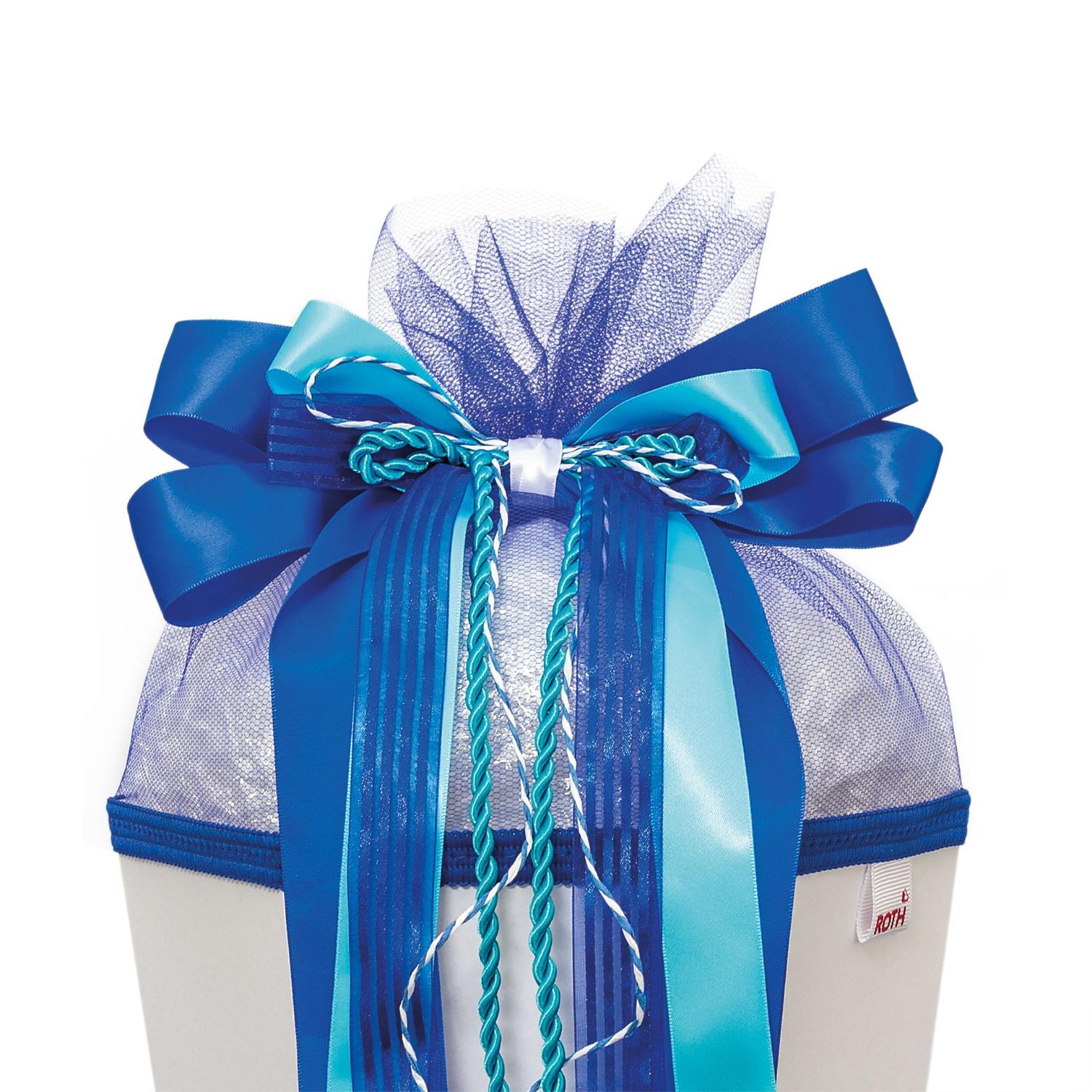 Roth Schult�ten Schleife BLUE DABADU ca. 50 x 23 cm