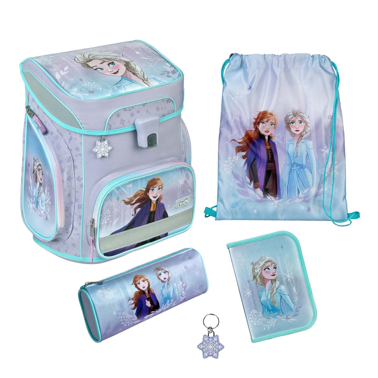 SCOOLI EasyFit Frozen Schulranzen Set, 5tlg.