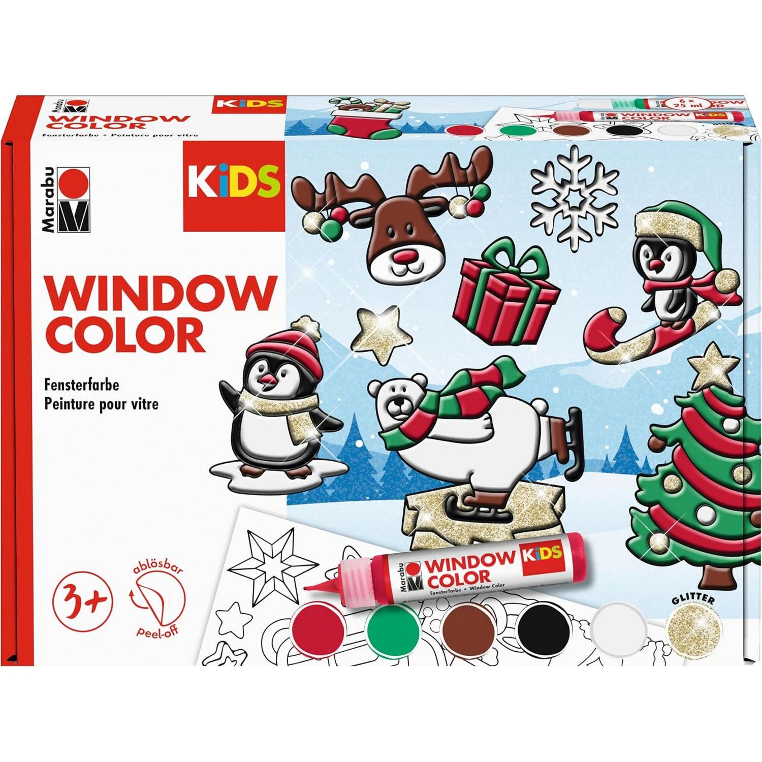 Marabu KiDS Window Color Winterspa� Set 6 x 25ml