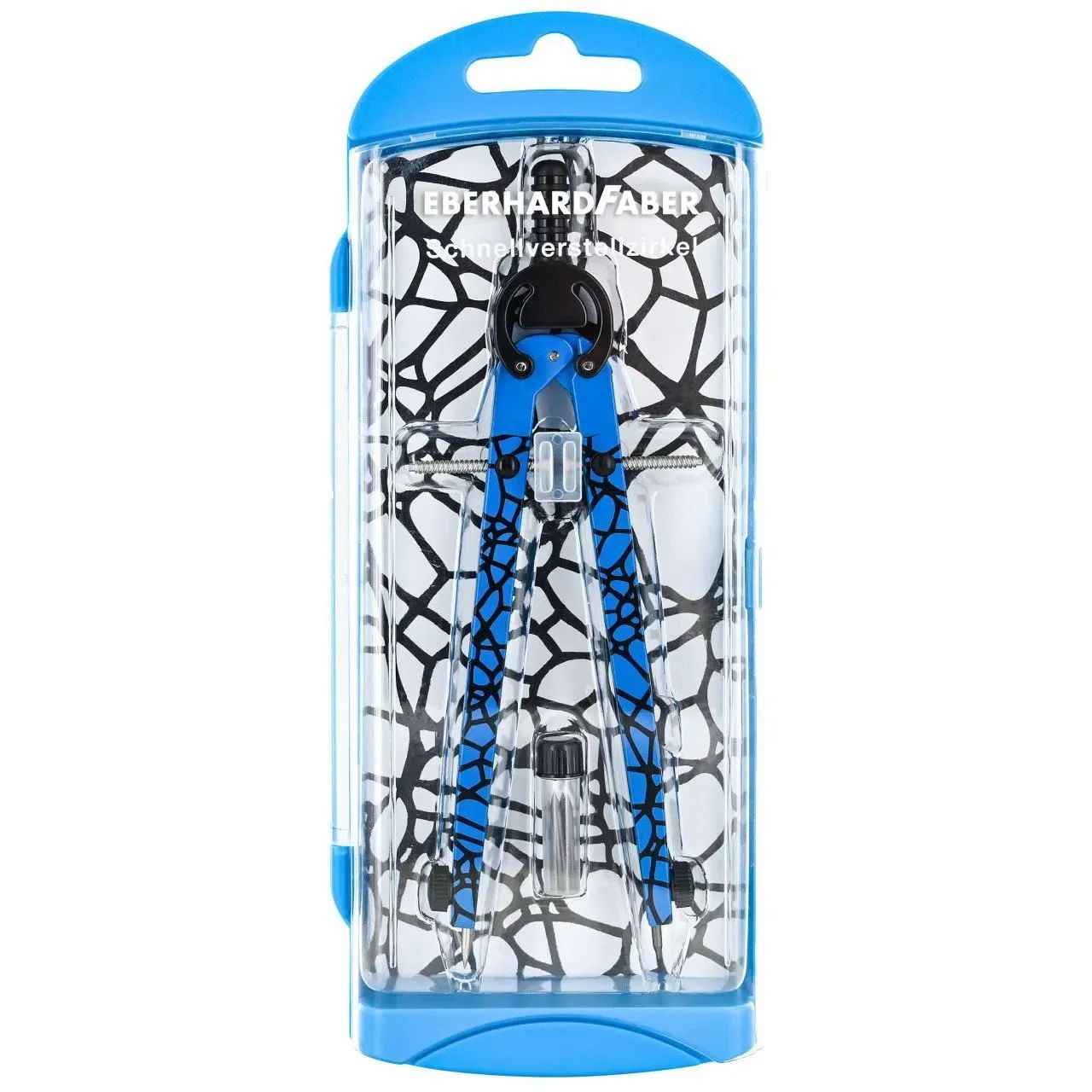 Eberhard Faber Schnellverstellzirkel neon blau