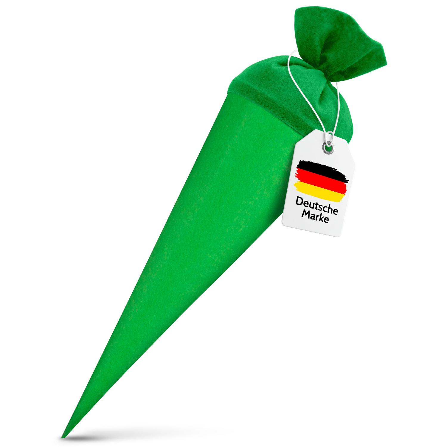 itenga Bastelschult�te 70cm rund mit Filzverschluss GR�N