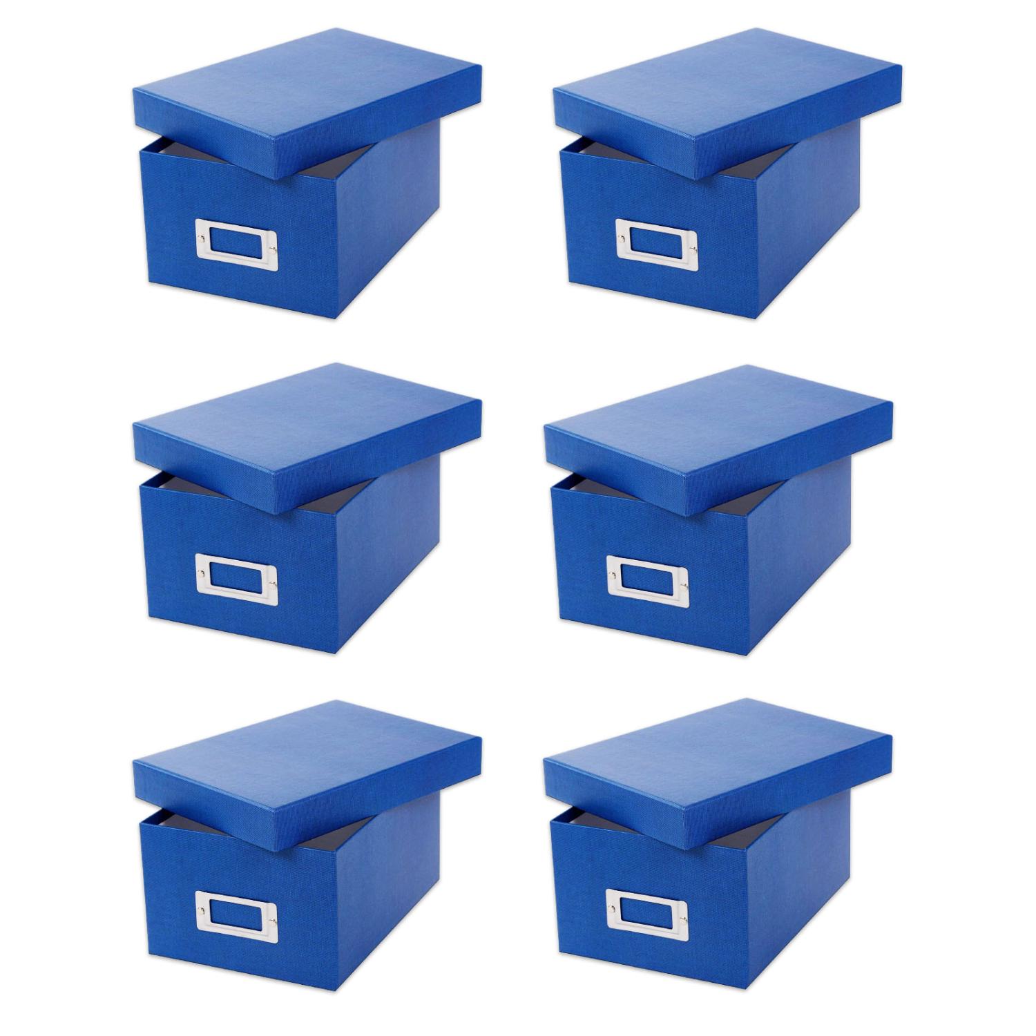 Set - 6er Goldbuch Fotobox Bella Vista blau je 700 Fotos...