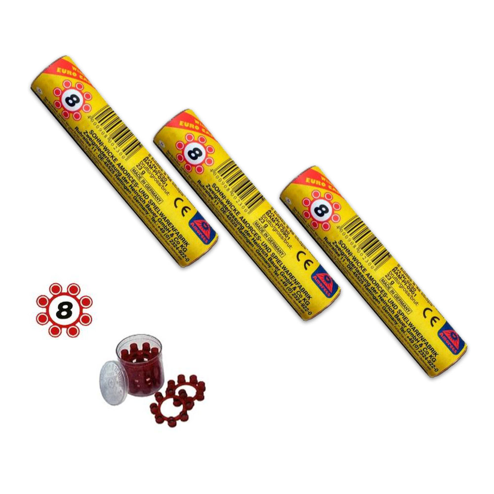 SET - 3x Sohni-Wicke 8er Ringe (720 Schuss)
