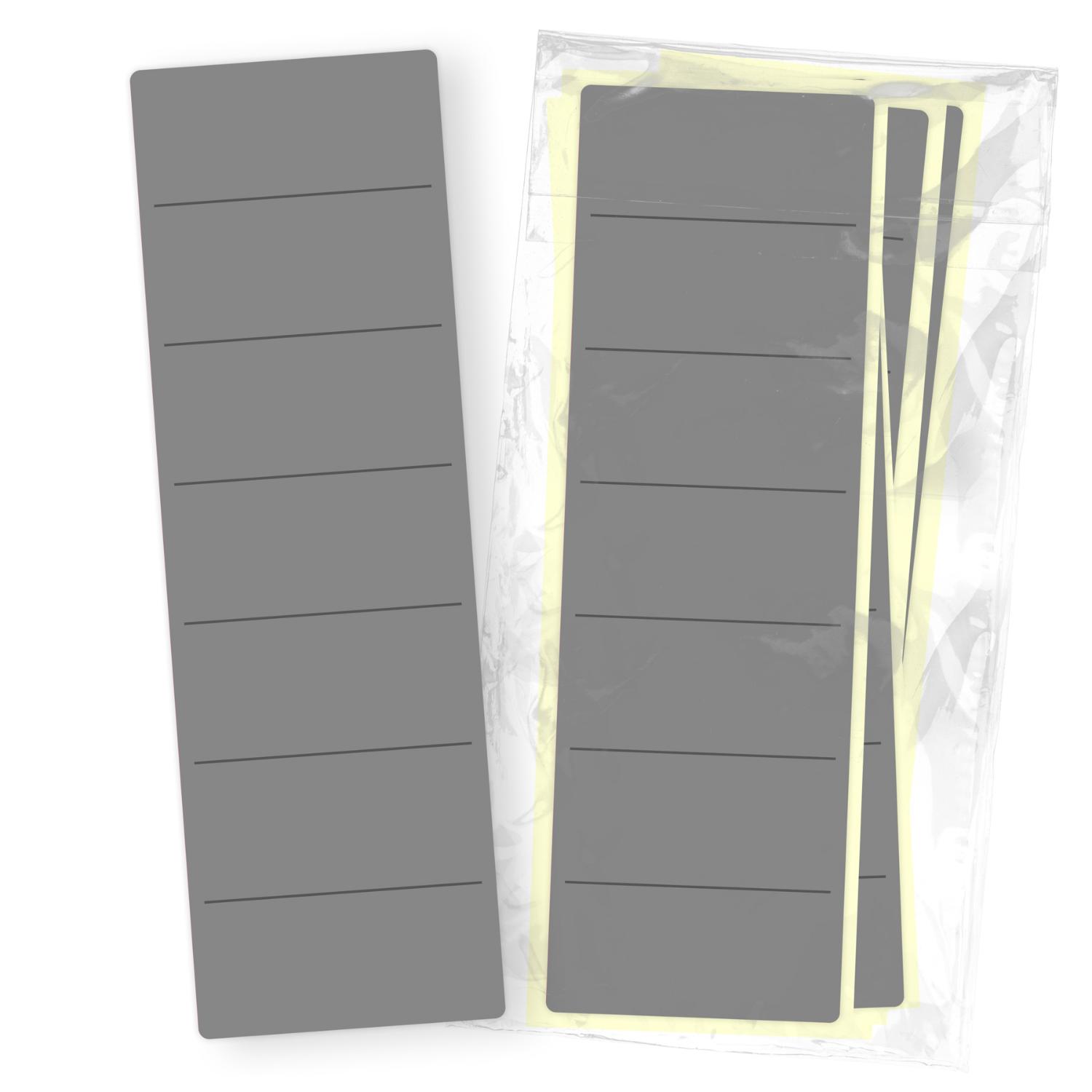 itenga 10x Ordneretikett Grau R�ckenetikett vollfl�chig ...