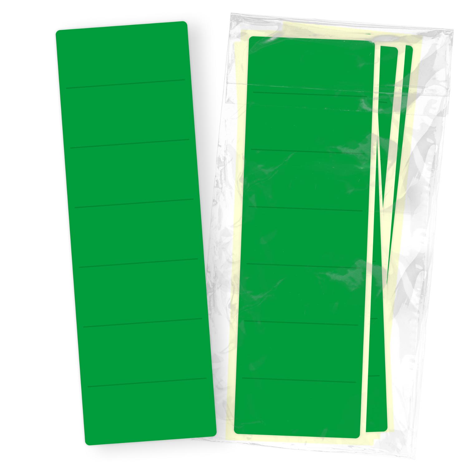 itenga 10x Ordneretikett Gr�n R�ckenetikett vollfl�chig ...