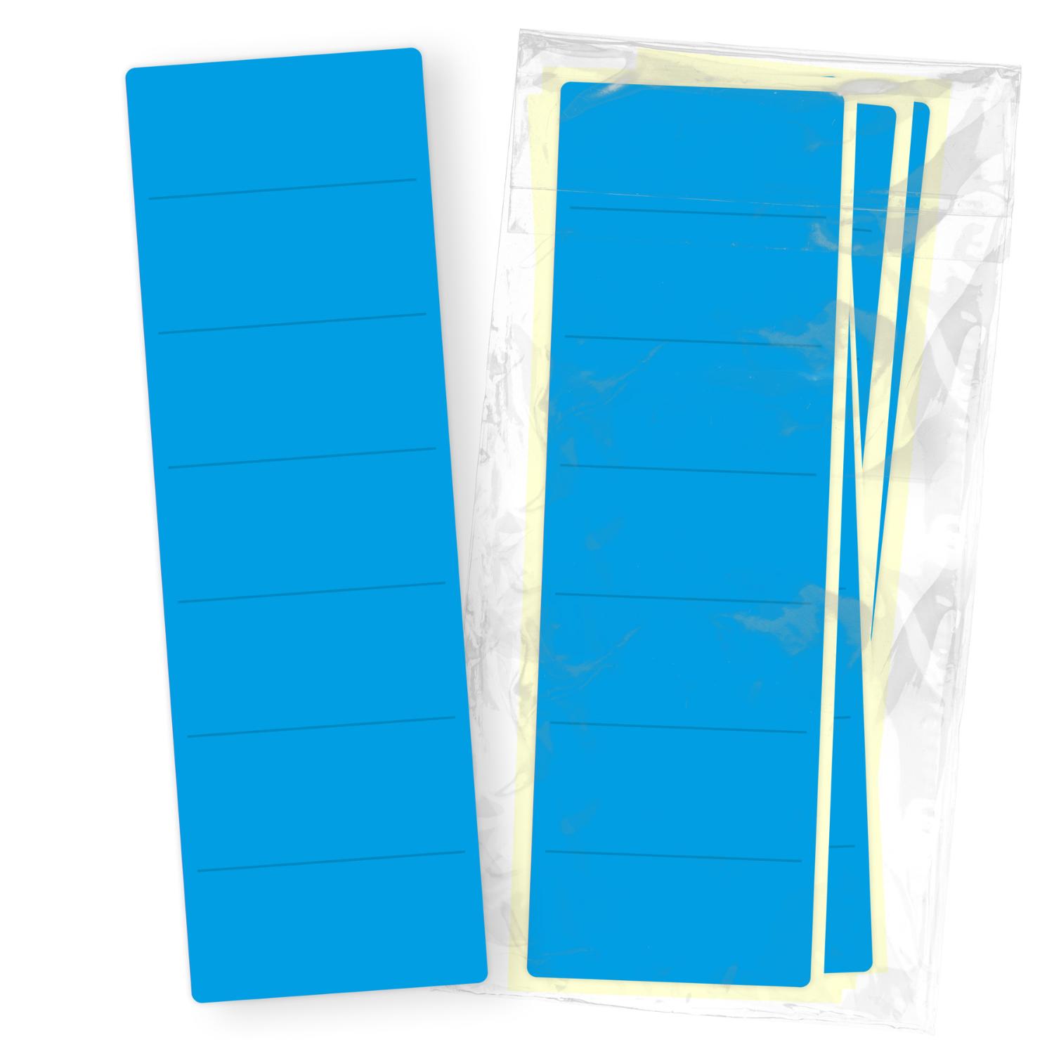 itenga 10x Ordneretikett Blau R�ckenetikett vollfl�chig ...
