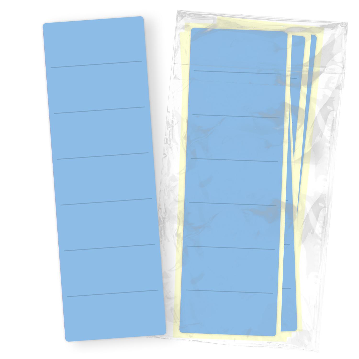 itenga 10x Ordneretikett Hellblau R�ckenetikett vollfl�c...